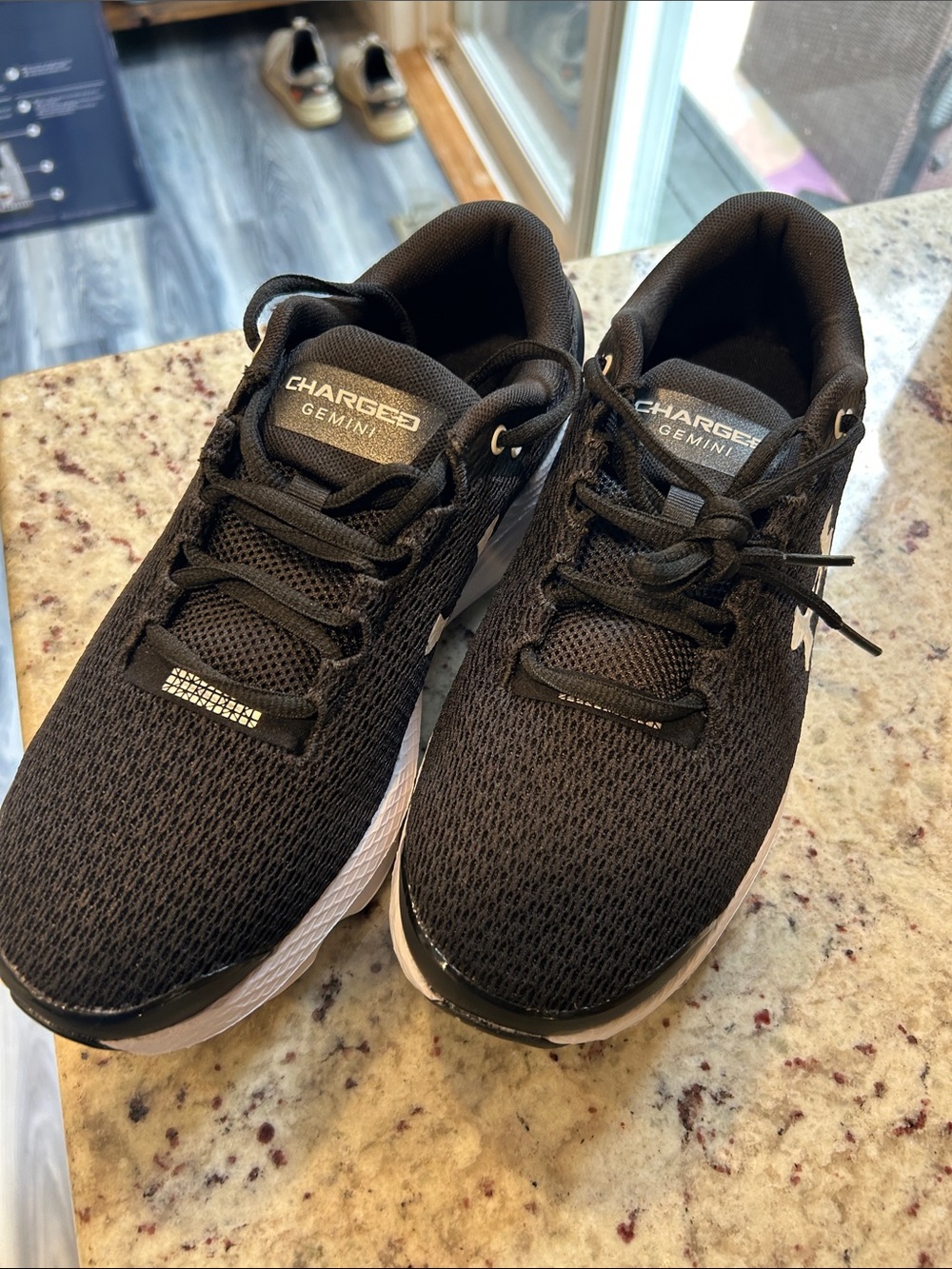 Under Armour Charged Gemini Men's Black Athletic Running Shoes